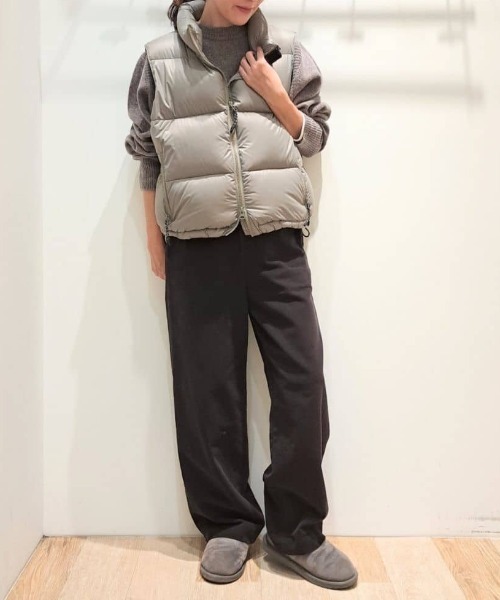 human woman(ヒューマンウーマン)の「◆【5サイズ展開】リクライドクロスセミワイドパンツ(その他パンツ・レディース・ブラウン/ホワイト/ネイビー・SMALL/MEDIUM/X-SMALL/X-LARGE/LARGE)」の4枚目の写真