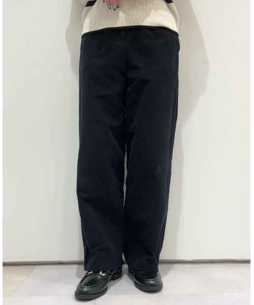 human woman(ヒューマンウーマン)の「◆【5サイズ展開】リクライドクロスセミワイドパンツ(その他パンツ・レディース・ブラウン/ホワイト/ネイビー・SMALL/MEDIUM/X-SMALL/X-LARGE/LARGE)」の5枚目の写真