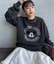 JEANS FACTORY Clothes（ジーンズファクトリークローズ）の「[JEANS FACTORY CLOTHES/ジーンズファクトリークローズ]  MICKEY MOUSE / ダメージキャラクタースウェット / ディズニー（スウェット）」