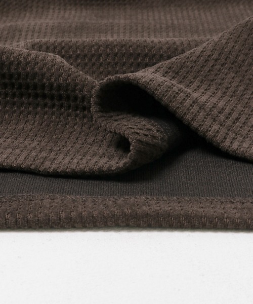 SENSE OF PLACE by URBAN RESEARCH（センスオブプレイスバイアーバンリサーチ）の「ヘビーサーマルパターンロングTシャツ（Tシャツ/カットソー・メンズ・アイボリー/ネイビー/ブラウン・MEDIUM/LARGE）」の7枚目の写真