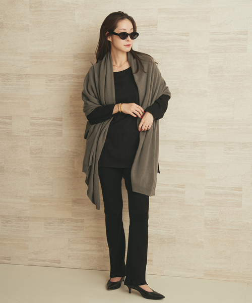 plage（プラージュ）の「CALUX / キャラクス 別注 NEW RIB パンツ（その他パンツ・レディース・ブラック・SMALL/MEDIUM）」の12枚目の写真