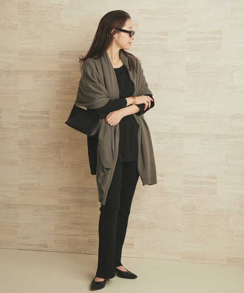 plage（プラージュ）の「CALUX / キャラクス 別注 NEW RIB パンツ（その他パンツ・レディース・ブラック・SMALL/MEDIUM）」の10枚目の写真