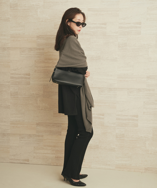 plage（プラージュ）の「CALUX / キャラクス 別注 NEW RIB パンツ（その他パンツ・レディース・ブラック・SMALL/MEDIUM）」の9枚目の写真