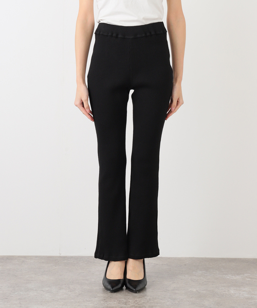 plage（プラージュ）の「CALUX / キャラクス 別注 NEW RIB パンツ（その他パンツ・レディース・ブラック・SMALL/MEDIUM）」の16枚目の写真