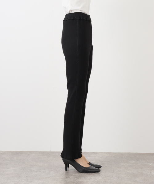 plage（プラージュ）の「CALUX / キャラクス 別注 NEW RIB パンツ（その他パンツ・レディース・ブラック・SMALL/MEDIUM）」の13枚目の写真