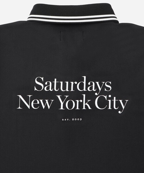 Saturdays Golf（サタデーズゴルフ）の「LS Polo Shirt | WOMEN（ポロシャツ・レディース・ブラック/ホワイト・M/S）」の6枚目の写真