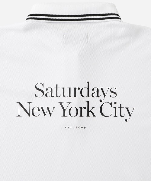 Saturdays Golf（サタデーズゴルフ）の「LS Polo Shirt | WOMEN（ポロシャツ・レディース・ブラック/ホワイト・M/S）」の7枚目の写真