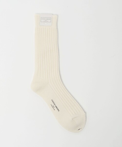 UNITED ARROWS（ユナイテッドアローズ）の「ボリュームソックス（ソックス/靴下・メンズ・ベージュ/オフホワイト/レッド/ライトグレー・FREE）」の2枚目の写真
