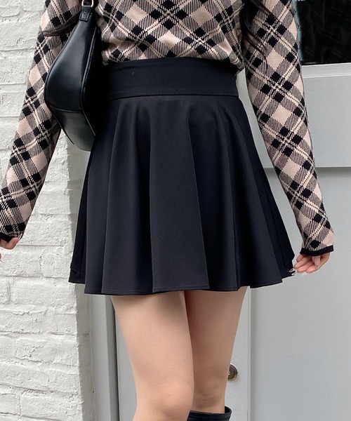 INGNI(イング)の「バックリボンフレアスカパン/A(スカート・レディース・グレー/ブラック/ボルドー・FREE)」の5枚目の写真