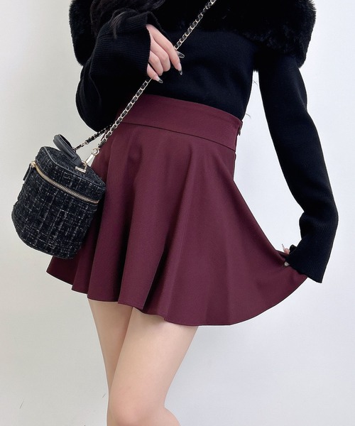 INGNI(イング)の「バックリボンフレアスカパン/A(スカート・レディース・グレー/ブラック/ボルドー・FREE)」の18枚目の写真