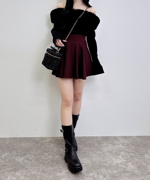 INGNI(イング)の「バックリボンフレアスカパン/A(スカート・レディース・グレー/ブラック/ボルドー・FREE)」の20枚目の写真