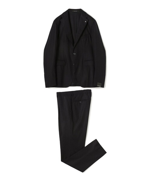 TAGLIATORE（タリアトーレ）の「【別注】TAGLIATORE ウールサキソニー シングルブレステッド2Bスーツ（スーツセット・メンズ・チャコールグレー/ネイビー・46/48/50/44/52）」の2枚目の写真