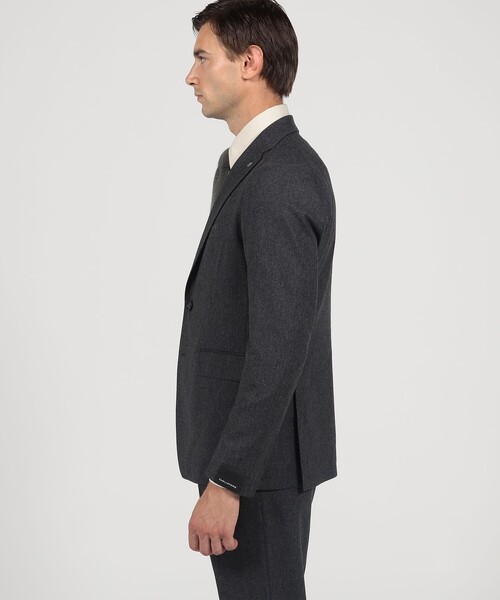 TAGLIATORE（タリアトーレ）の「【別注】TAGLIATORE ウールサキソニー シングルブレステッド2Bスーツ（スーツセット・メンズ・チャコールグレー/ネイビー・46/48/50/44/52）」の6枚目の写真