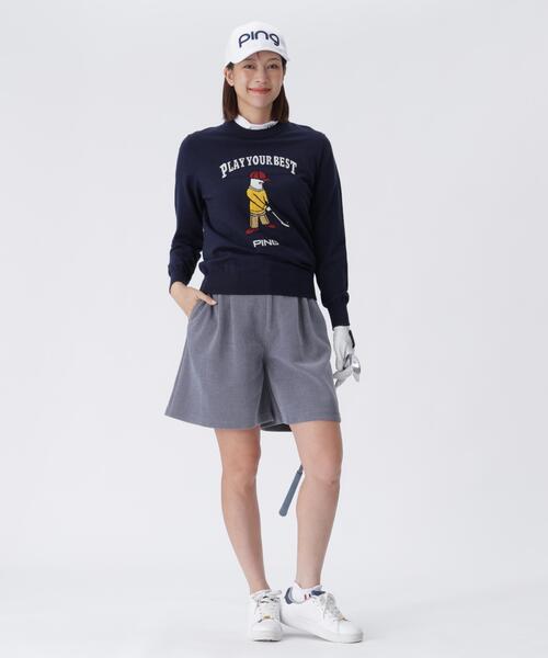 セール】【PING APPAREL】全方向ストレッチ ニットコーデュロイ