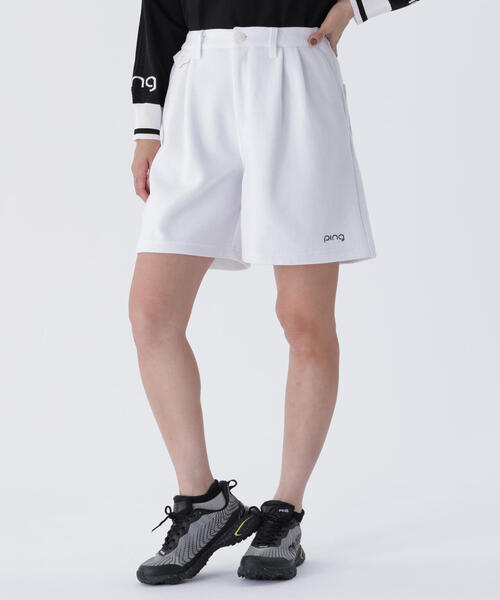 【PING APPAREL】全方向ストレッチ ニットコーデュロイキュロットパンツ ＜LADIES LINE＞ (LADIES)