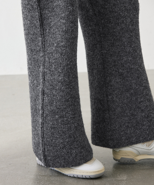 FRAMeWORK（フレームワーク）の「≪手洗い可≫ファーニットパンツ（その他パンツ・レディース・キャメル/チャコールグレー・38/36）」の5枚目の写真