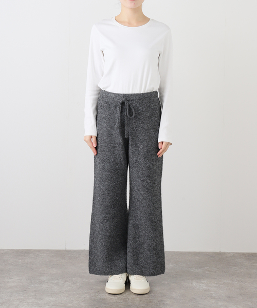 FRAMeWORK（フレームワーク）の「≪手洗い可≫ファーニットパンツ（その他パンツ・レディース・キャメル/チャコールグレー・38/36）」の19枚目の写真