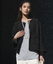 23区｜ニジュウサンク（レディース）のノーカラージャケット通販