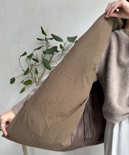 セール】【WEB限定】ストールライクファーバーダウンベスト（ベスト