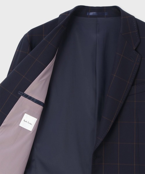 Paul Smith（ポールスミス）の「ウィンドウペーン シングル2ボタンジャケット / 253162 2339F（テーラードジャケット・メンズ・チャコールグレー/ネイビー・SMALL/MEDIUM/LARGE/X-LARGE/L2）」の5枚目の写真