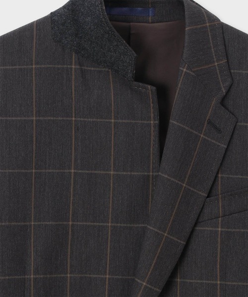 Paul Smith（ポールスミス）の「ウィンドウペーン シングル2ボタンジャケット / 253162 2339F（テーラードジャケット・メンズ・チャコールグレー/ネイビー・SMALL/MEDIUM/LARGE/X-LARGE/L2）」の6枚目の写真