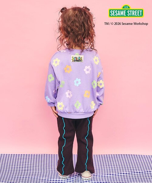 apres les cours（アプレレクール）の「【吸湿発熱/WEB限定】あったかメローフレアレギンス（その他パンツ・キッズ・ブラウン/イエロー/ブルー/アイボリー・80/90/100/110/120/130）」の6枚目の写真