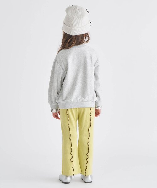 apres les cours（アプレレクール）の「【吸湿発熱/WEB限定】あったかメローフレアレギンス（その他パンツ・キッズ・ブラウン/イエロー/ブルー/アイボリー・80/90/100/110/120/130）」の9枚目の写真