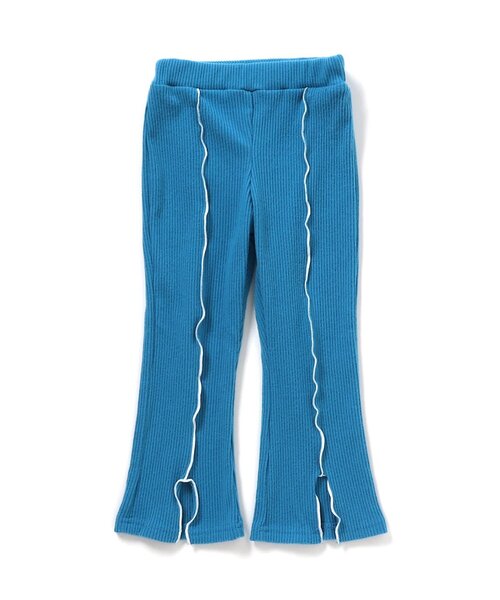 apres les cours（アプレレクール）の「【吸湿発熱/WEB限定】あったかメローフレアレギンス（その他パンツ・キッズ・ブラウン/イエロー/ブルー/アイボリー・80/90/100/110/120/130）」の12枚目の写真