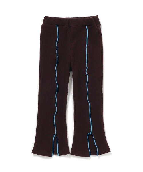 apres les cours（アプレレクール）の「【吸湿発熱/WEB限定】あったかメローフレアレギンス（その他パンツ・キッズ・ブラウン/イエロー/ブルー/アイボリー・80/90/100/110/120/130）」の18枚目の写真