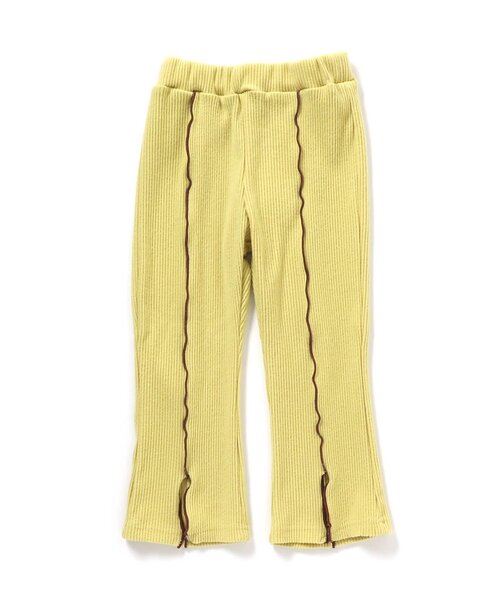 apres les cours（アプレレクール）の「【吸湿発熱/WEB限定】あったかメローフレアレギンス（その他パンツ・キッズ・ブラウン/イエロー/ブルー/アイボリー・80/90/100/110/120/130）」の20枚目の写真