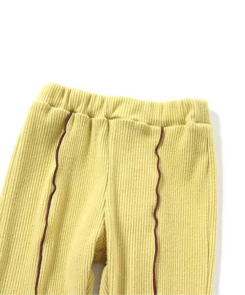 apres les cours（アプレレクール）の「【吸湿発熱/WEB限定】あったかメローフレアレギンス（その他パンツ・キッズ・ブラウン/イエロー/ブルー/アイボリー・80/90/100/110/120/130）」の22枚目の写真