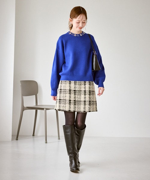 ビジューニットプルオーバー（ニット/セーター）｜ROPE' PICNIC（ロペ