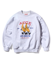 STAY TOGETHER SWEAT SHIRT-LIGHT GREY