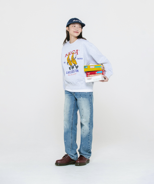 AECA(エイカ)の「STAY TOGETHER SWEAT SHIRT-LIGHT GREY(スウェット・メンズ・その他・MEDIUM/SMALL/LARGE/X-LARGE)」の5枚目の写真