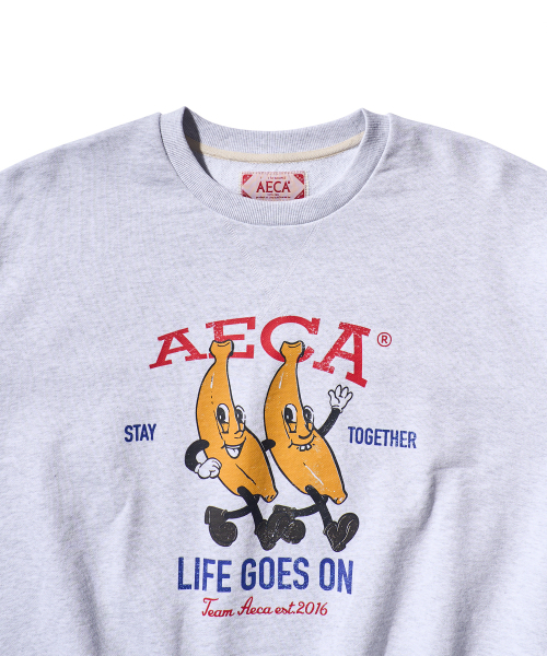 AECA(エイカ)の「STAY TOGETHER SWEAT SHIRT-LIGHT GREY(スウェット・メンズ・その他・MEDIUM/SMALL/LARGE/X-LARGE)」の4枚目の写真