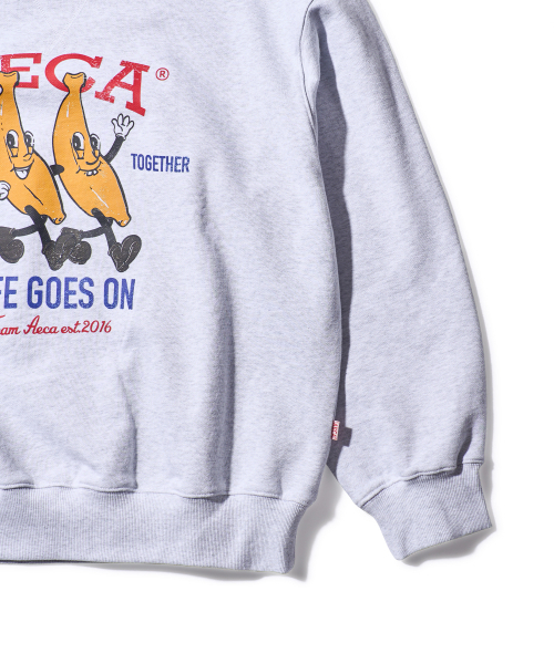 AECA(エイカ)の「STAY TOGETHER SWEAT SHIRT-LIGHT GREY(スウェット・メンズ・その他・MEDIUM/SMALL/LARGE/X-LARGE)」の3枚目の写真