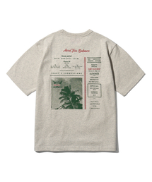 AECA（エイカ）の「AECA SURF CLUB HALF SLEEVE-OATMEAL（Tシャツ/カットソー・メンズ）」