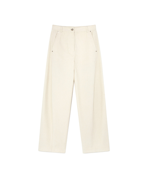 Kijun(キジュン)の「Curved Seam Corduroy Pants Ivory(その他パンツ・レディース・その他・SMALL/MEDIUM/LARGE)」の5枚目の写真