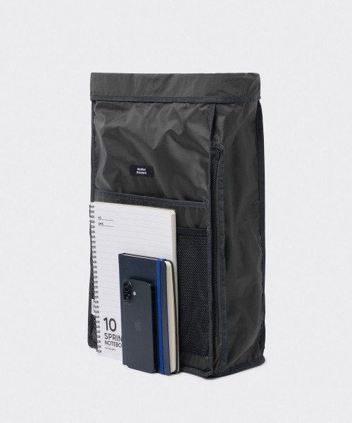 MUSINSA STANDARD（ムシンサスタンダード）の「リップストップメッシュポケットドローストリングバックパック[グレー]（バックパック/リュック・メンズ・その他・FREE）」の6枚目の写真