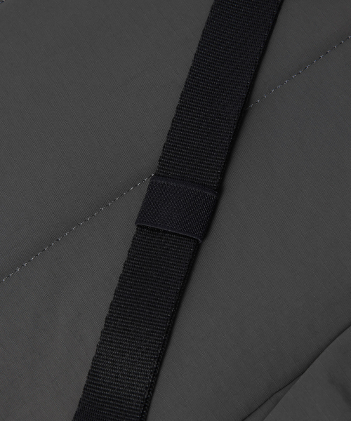 MUSINSA STANDARD（ムシンサスタンダード）の「リップストップメッシュポケットドローストリングバックパック[グレー]（バックパック/リュック・メンズ・その他・FREE）」の11枚目の写真