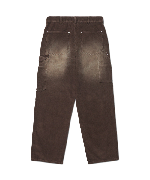 NOMANUAL(NOMANUAL)の「DOUBLE KNEE CORDUROY PANTS - WASHED BROWN(その他パンツ・レディース・その他・MEDIUM/LARGE/X-LARGE/SMALL)」の2枚目の写真