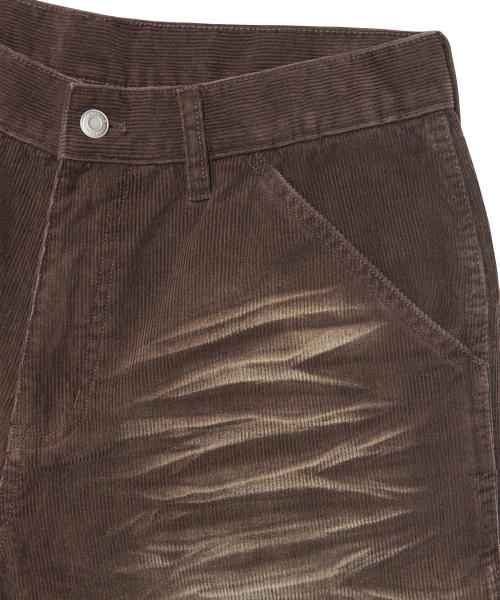 NOMANUAL(NOMANUAL)の「DOUBLE KNEE CORDUROY PANTS - WASHED BROWN(その他パンツ・レディース・その他・MEDIUM/LARGE/X-LARGE/SMALL)」の5枚目の写真