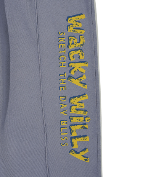 Wacky WiLLy(ワッキーウィリー)の「ピグメントタイポスウェットパンツブルー(スウェットパンツ・レディース・その他・SMALL/MEDIUM/LARGE/X-LARGE)」の5枚目の写真