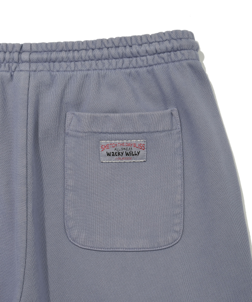 Wacky WiLLy(ワッキーウィリー)の「ピグメントタイポスウェットパンツブルー(スウェットパンツ・レディース・その他・SMALL/MEDIUM/LARGE/X-LARGE)」の7枚目の写真