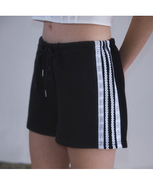 Lace Track Shorts [Black]