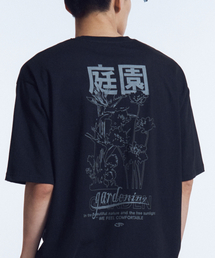 DOFFJASON（ドフジェーソン）の「レトロネイチャーガーデンTシャツBLACK（Tシャツ/カットソー）」