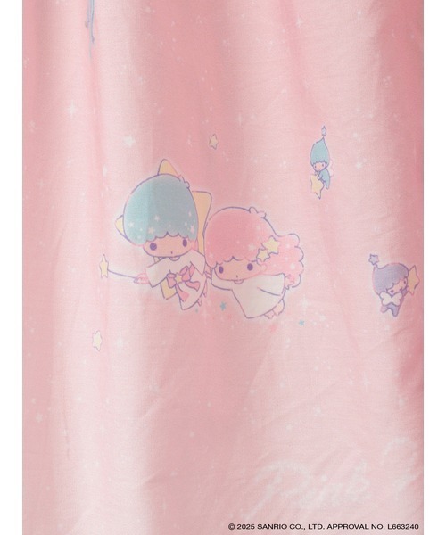 Little Twin Stars×PINK HOUSE A Starry Night Wish柄スカート