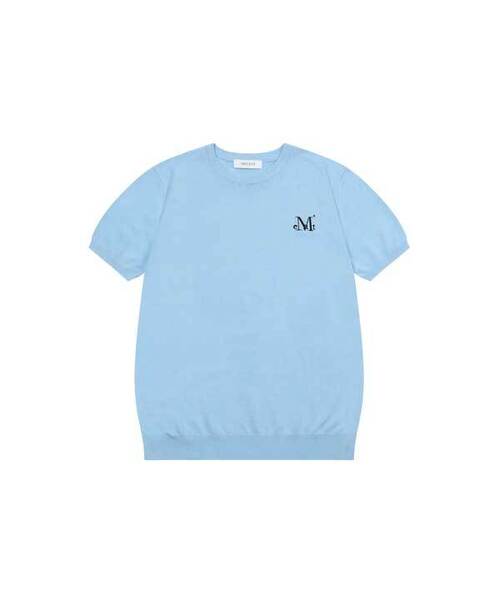 MUCENT(ムセント)の「エロナニット半袖Tシャツ 男女共用 (5カラー)(Tシャツ/カットソー・レディース・チャコールグレー/ライトブルー/ブラック/ネイビー/グレー・FREE)」の4枚目の写真