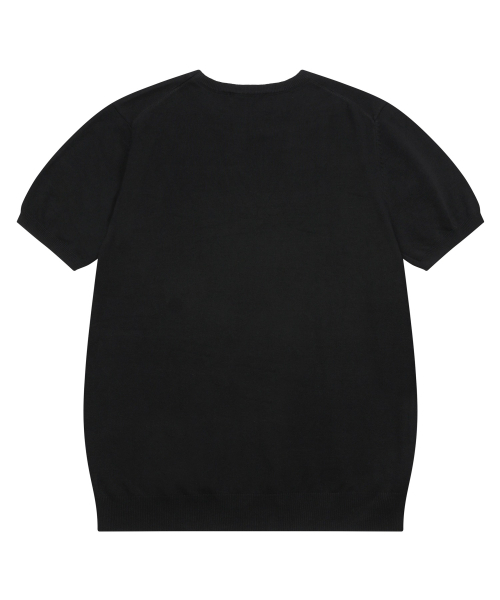 MUCENT(ムセント)の「エロナニット半袖Tシャツ 男女共用 (5カラー)(Tシャツ/カットソー・レディース・チャコールグレー/ライトブルー/ブラック/ネイビー/グレー・FREE)」の22枚目の写真