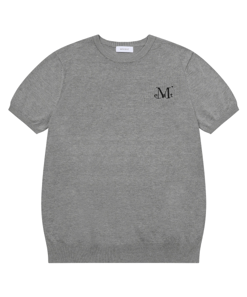 MUCENT(ムセント)の「エロナニット半袖Tシャツ 男女共用 (5カラー)(Tシャツ/カットソー・レディース・チャコールグレー/ライトブルー/ブラック/ネイビー/グレー・FREE)」の20枚目の写真
